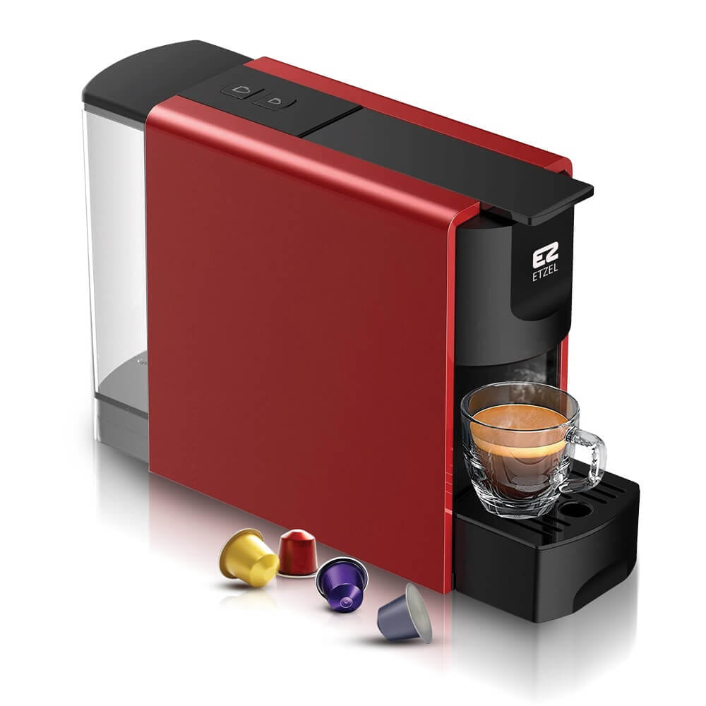 เครื่องชงกาแฟแคปซูล Etzel รุ่น SN7036 สีแดง_1